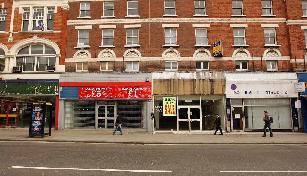 Small businesses have gone out of business on Kilburn High Road 